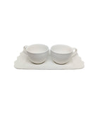 Set tazzine con vassoio