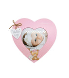 Portafoto a cuore in legno