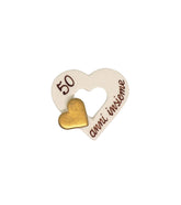 Cuore doppio a calamita Mak 50esimo anniversario