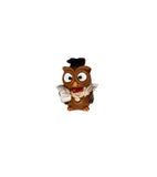 Gufo in resina con magnete