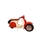 Vespa con sveglia in metallo