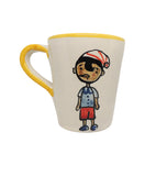 Tazza Pinocchio in ceramica vietrese