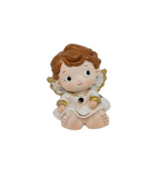 Angelo in ceramica con led